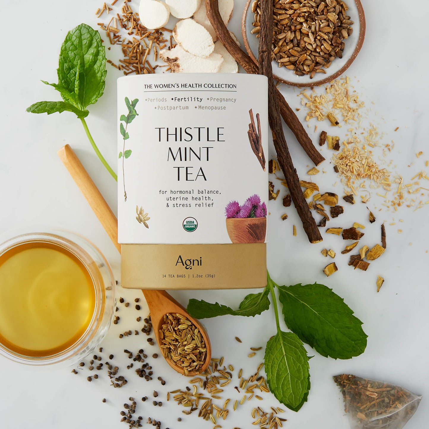 Thistle Mint Tea